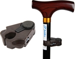 Stokke clip der kan sættes på rollator eller kørestol