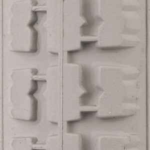 Flexel infill 3.00" - 4", blokmønstret, grå, C-248, bredde 65 mm